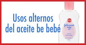aceite para bebé