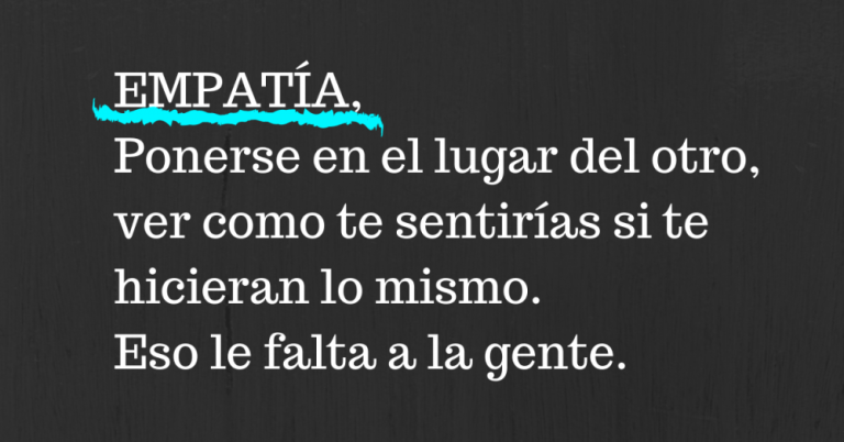 empatía con el entorno