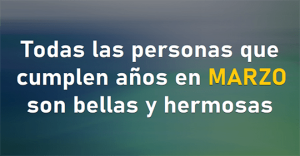 nacidos en marzo