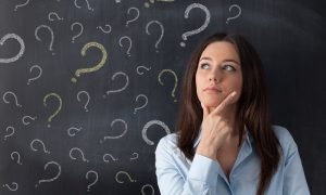 Mujer interrogantes ignisnatura