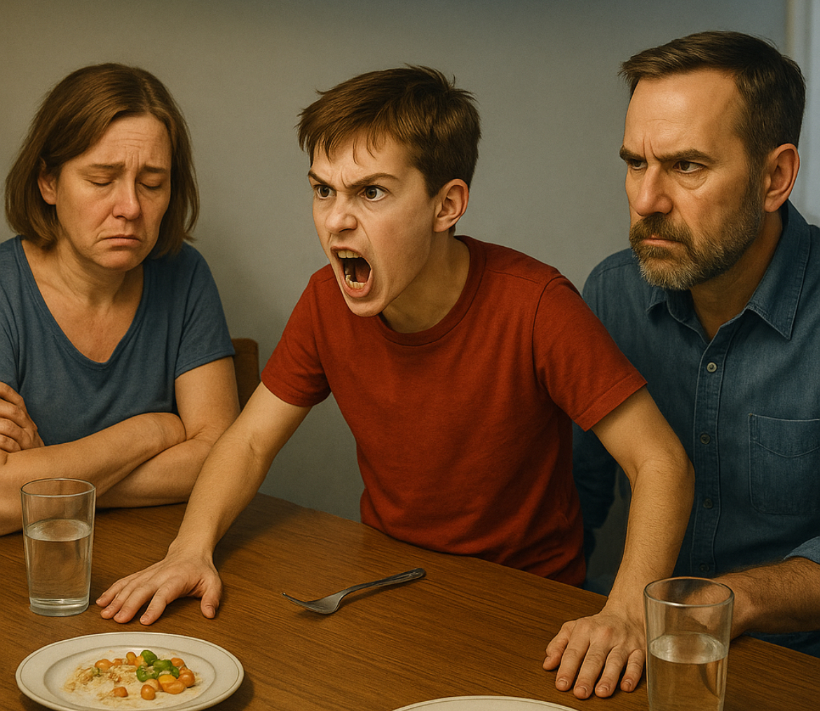El hijo que siempre se defiende: una señal de que no aprendió a escuchar