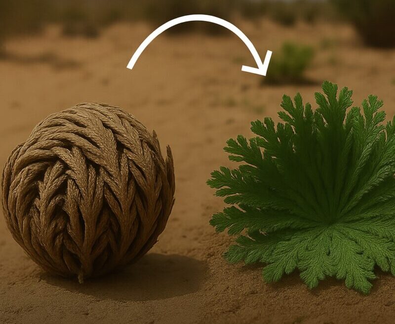 La Planta Que Engaña a la Muerte: Selaginella lepidophylla, la “Planta de Resurrección”