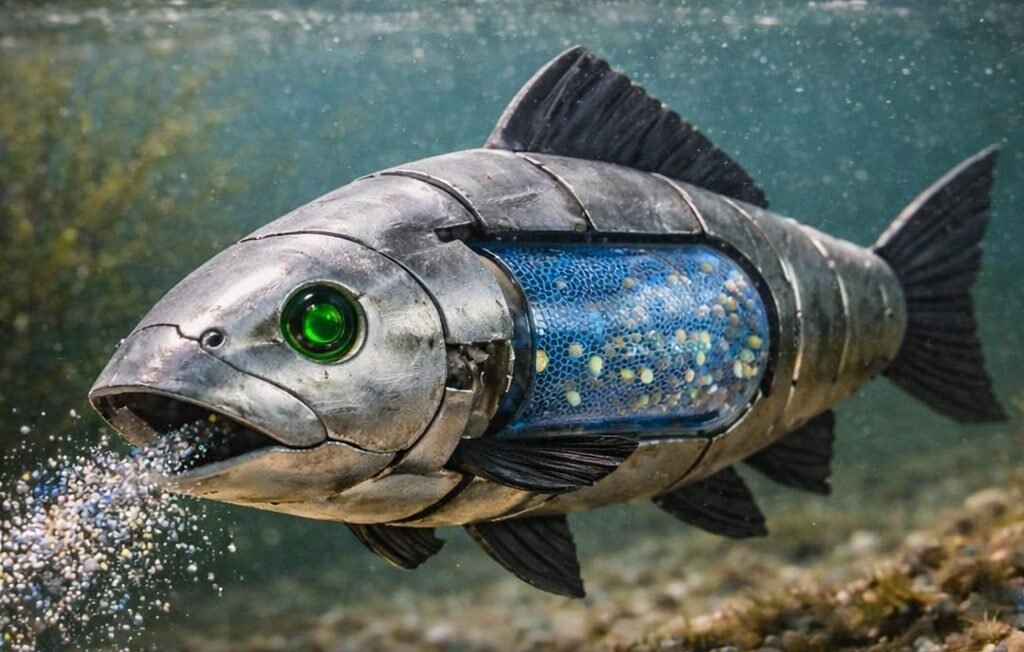Pez robot que elimina microplásticos: innovación revolucionaria que podría salvar nuestros ríos y océanos