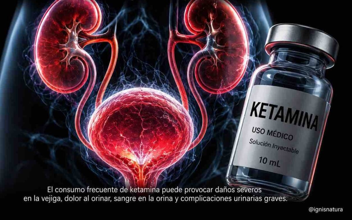 Ketamina y sistema urinario: los graves daños que puede causar el consumo frecuente según los especialistas
