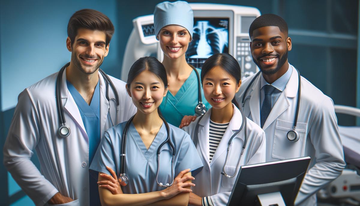 A diverse team of healthcare professionals representing the Salud program, including Community Health Workers, Registered Nurses, and Certified Diabetes Care and Education Specialists